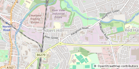 Map of Darlington, CO. Durham