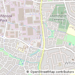 Map of Warwick, Warwickshire