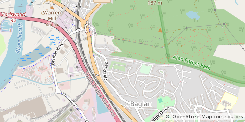 Map of Port Talbot