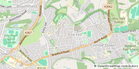 Map of Bath