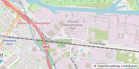 Map of Ellesmere Port, Cheshire
