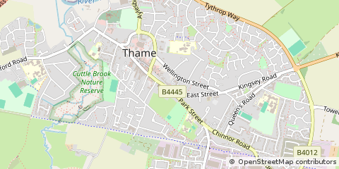 Map of Oxfordshire