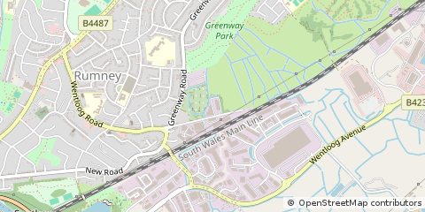 Map of Cardiff
