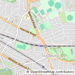 Map of Wembley, Middlesex
