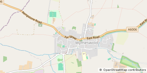 Map of Loughborough, Leicestershire