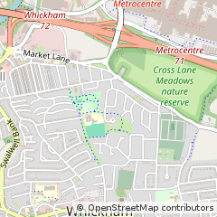 Map of Newcastle Upon Tyne, Tyne and Wear