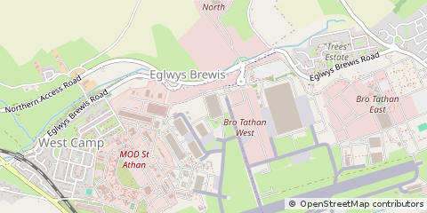 Map of ST Athan, Vale of Glamorgan