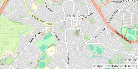 Map of Derby