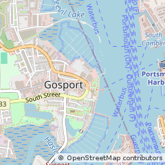 Map of Gosport, Hampshire