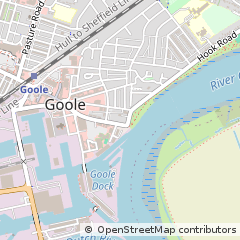 Map of Goole, East Yorkshire