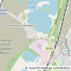Map of Bedford, Bedfordshire