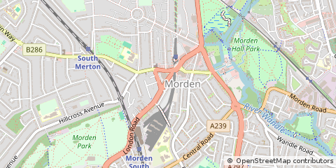 Map of Morden