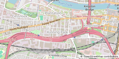 Map of Glasgow