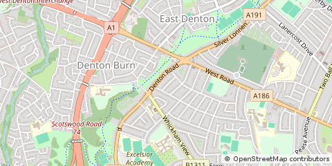 Map of Newcastle Upon Tyne