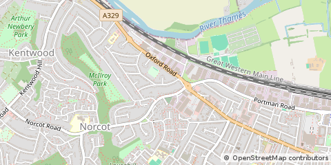 Map of Reading