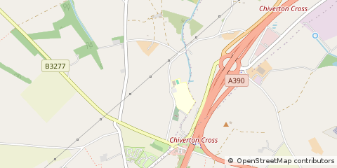 Map of Truro, Cornwall