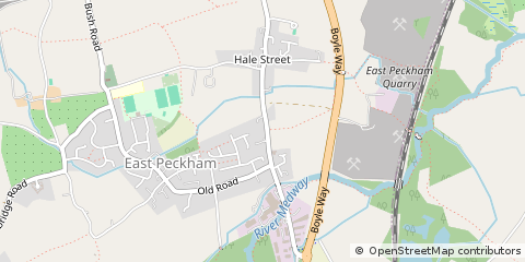 Map of Tonbridge, Kent