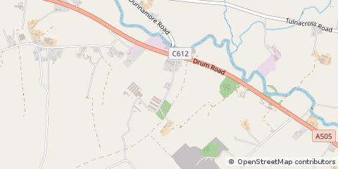 Map of Cookstown, County Tyrone