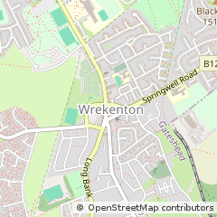 Map of Gateshead, Tyne and Wear