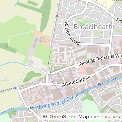 Map of Altrincham