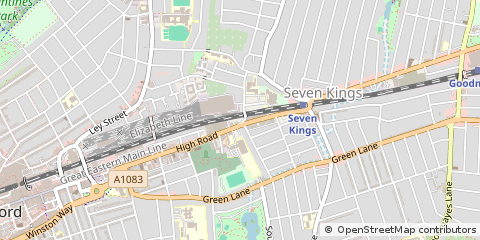 Map of Ilford