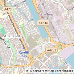 Map of Cardiff