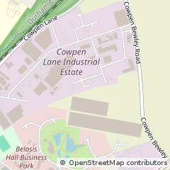 Map of Billingham, Cleveland