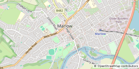 Map of Marlow