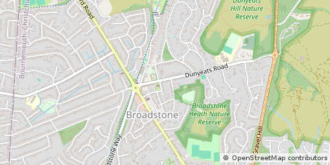 Map of Broadstone