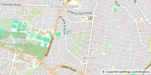 Map of Bournemouth