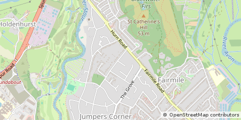 Map of Christchurch