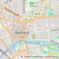 Map of Bedford