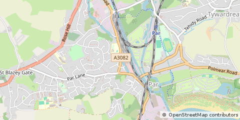 Map of PAR, Cornwall