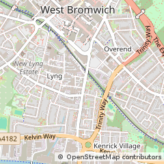 Map of West Bromwich, West Midlands