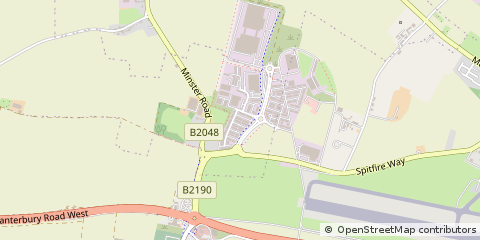 Map of Ramsgate, Kent