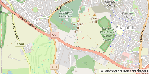 Map of Nottingham