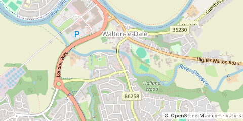 Map of Preston