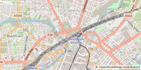 Map of Manchester