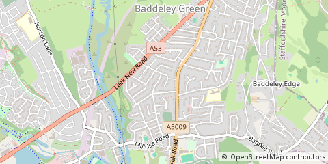 Map of Stoke-on-Trent