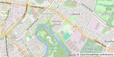 Map of Glasgow