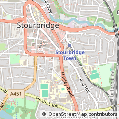 Map of Stourbridge, West Midlands