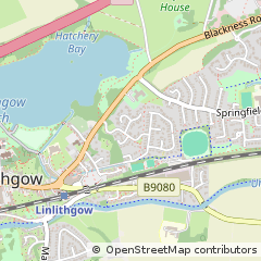 Map of Linlithgow, West Lothian