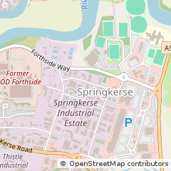 Map of Stirling, Stirlingshire