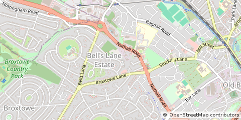 Map of Nottingham