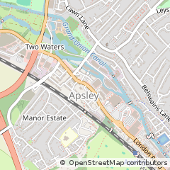 Map of Herts, Hertfordshire