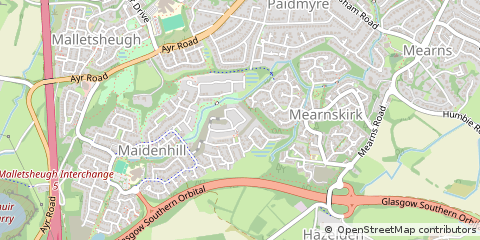 Map of Glasgow