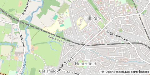 Map of Fareham