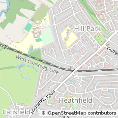 Map of Fareham