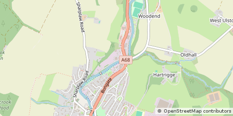 Map of Jedburgh
