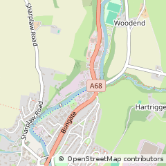 Map of Jedburgh